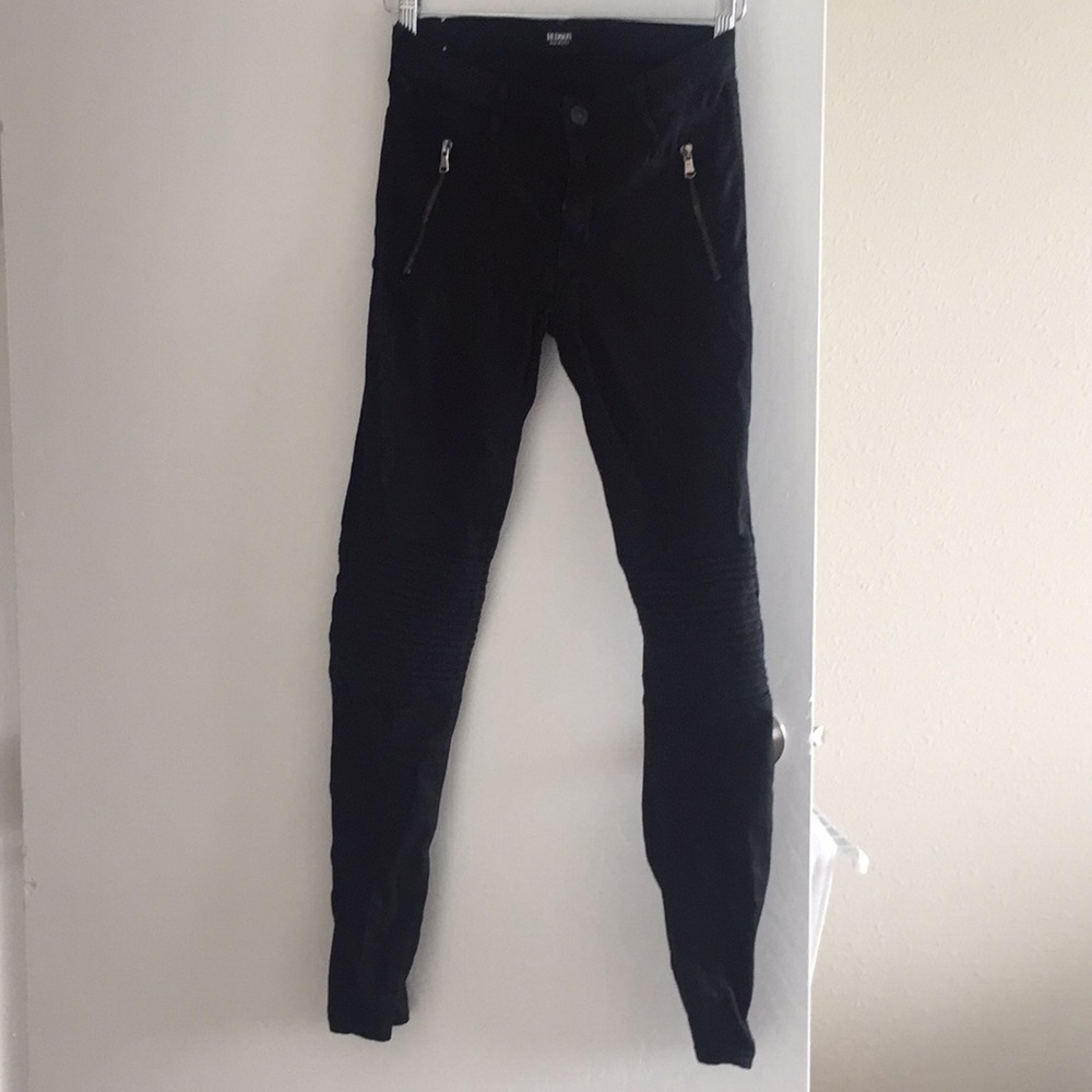 Hudson Stark Super Skinny Moto Pants